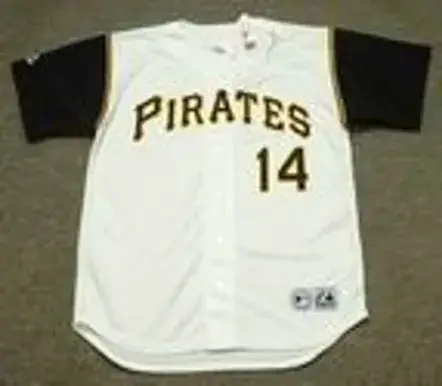 GENE ALLEY Pittsburgh Pirates 1966 Majestic Throwback Home Baseball Jersey 