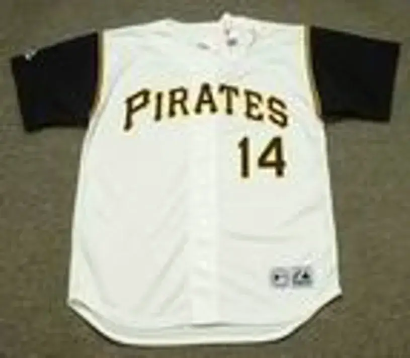 GENE ALLEY Pittsburgh Pirates 1966 Majestic Throwback Home Baseball Jersey 