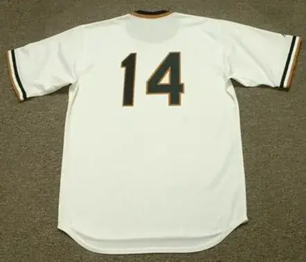GENE ALLEY Pittsburgh Pirates 1971 Majestic Cooperstown Throwback Baseball Jersey 