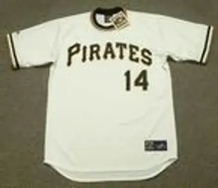 GENE ALLEY Pittsburgh Pirates 1971 Majestic Cooperstown Throwback Baseball Jersey 