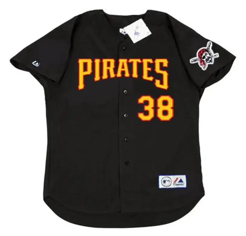 JASON BAY Pittsburgh Pirates 2005 Majestic Throwback Baseball Jersey