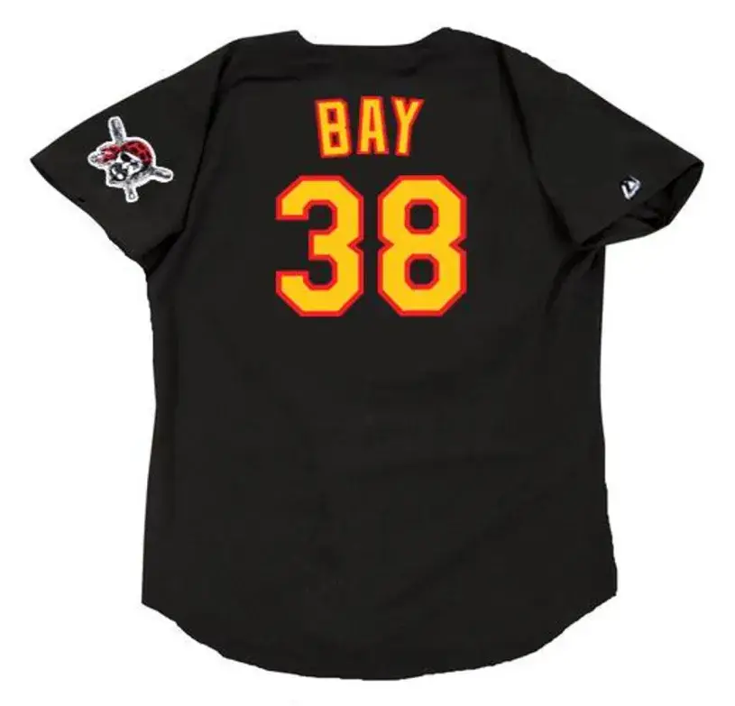 JASON BAY Pittsburgh Pirates 2005 Majestic Throwback Baseball Jersey 