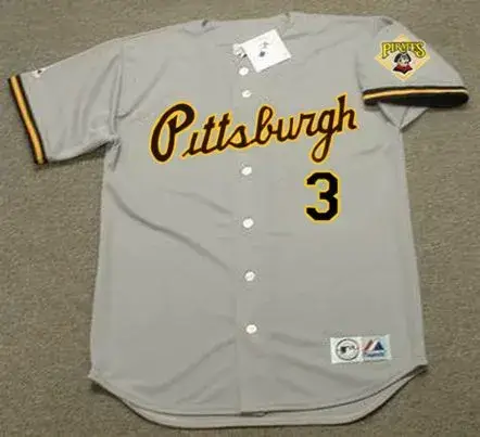 JAY BELL Pittsburgh Pirates 1992 Majestic Throwback Away Baseball Jersey