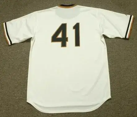 JERRY REUSS Pittsburgh Pirates 1974 Majestic Cooperstown Throwback Baseball Jersey 