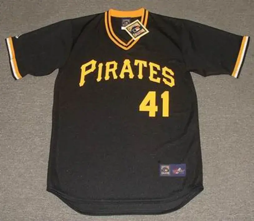 JERRY REUSS Pittsburgh Pirates 1978 Majestic Cooperstown Throwback Baseball Jersey