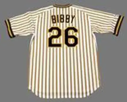 JIM BIBBY Pittsburgh Pirates 1978 Majestic Cooperstown Home Baseball Jersey 