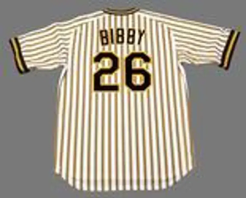 JIM BIBBY Pittsburgh Pirates 1978 Majestic Cooperstown Home Baseball Jersey 