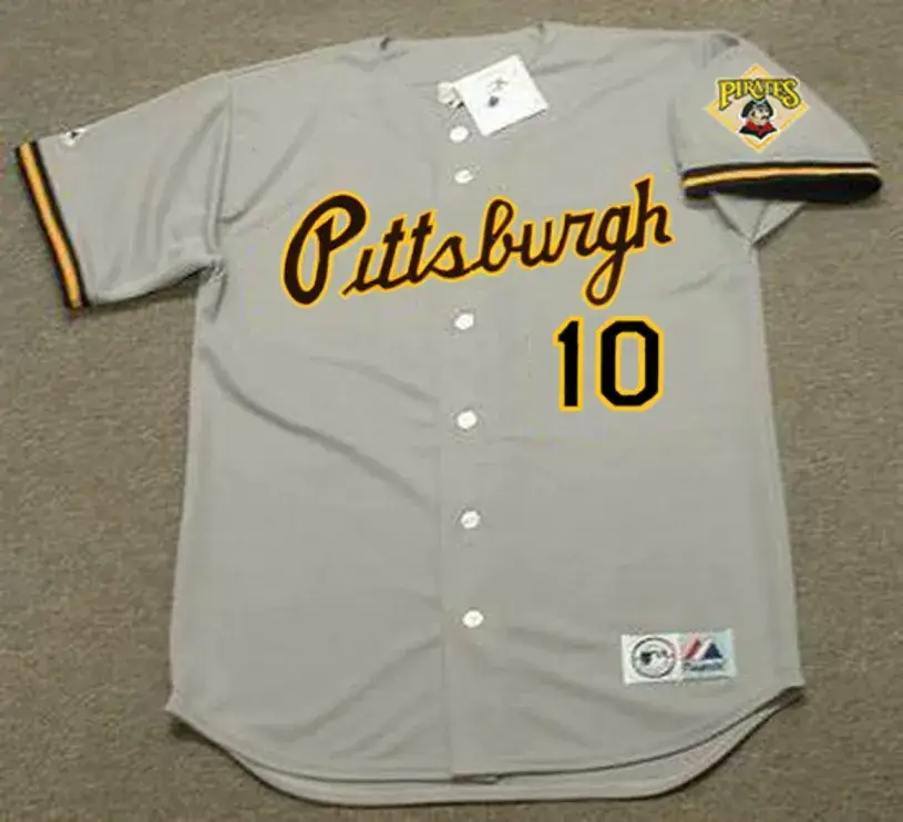 JIM LEYLAND Pittsburgh Pirates 1992 Majestic Throwback Away Baseball Jersey