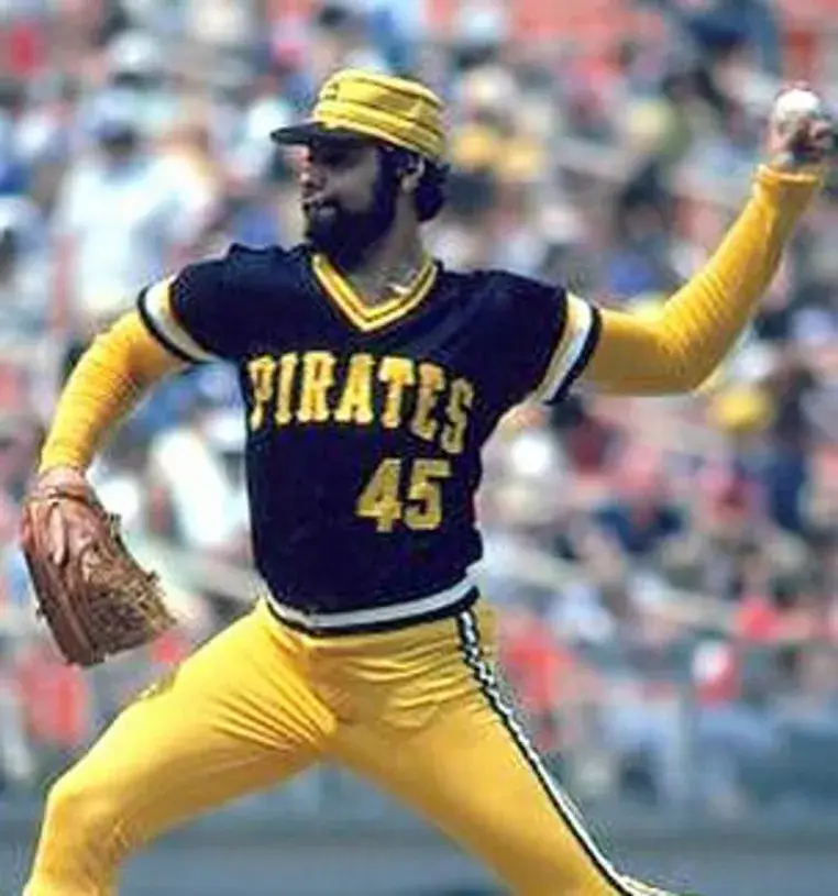 JOHN CANDELARIA Pittsburgh Pirates 1979 Majestic Cooperstown Throwback Baseball Jersey 