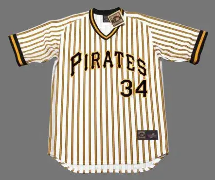 JOHN MILNER Pittsburgh Pirates 1978 Majestic Cooperstown Home Baseball Jersey