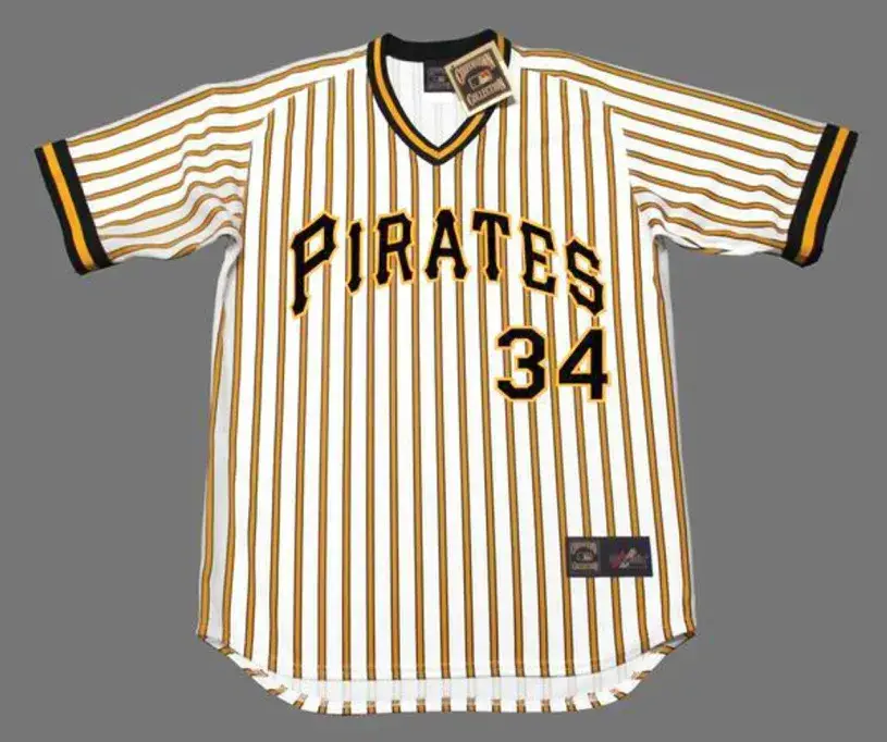 JOHN MILNER Pittsburgh Pirates 1978 Majestic Cooperstown Home Baseball Jersey