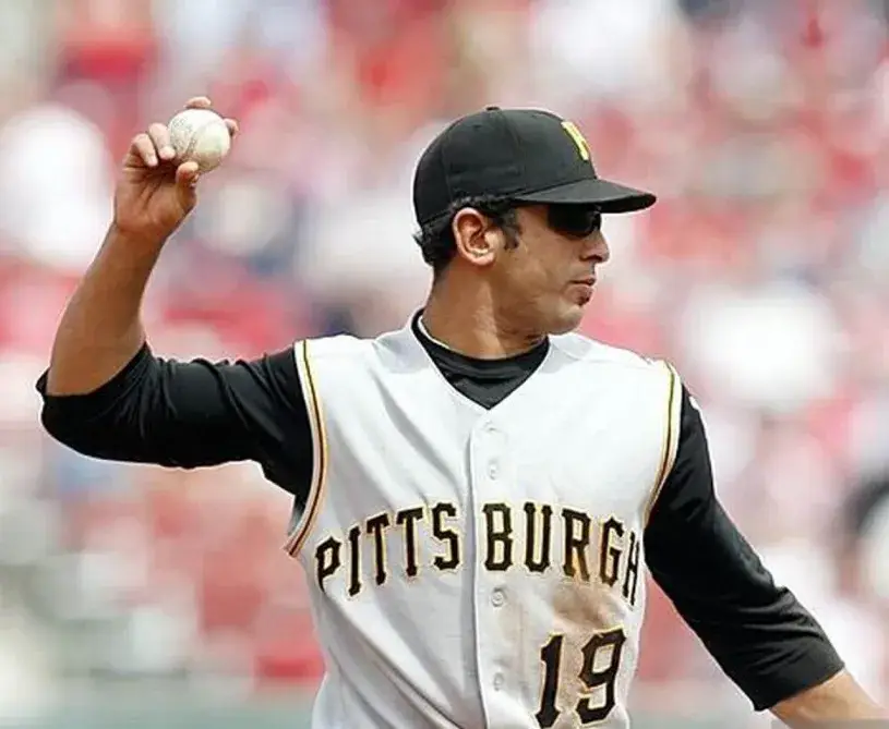 JOSE BAUTISTA Pittsburgh Pirates 2005 Majestic Throwback Baseball Jersey 