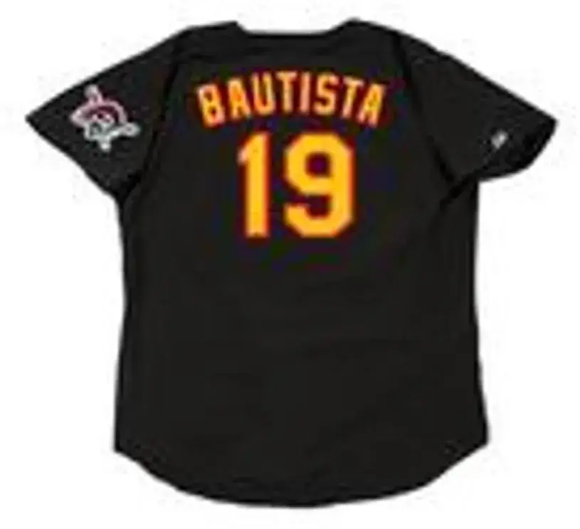 JOSE BAUTISTA Pittsburgh Pirates 2005 Majestic Throwback Baseball Jersey 