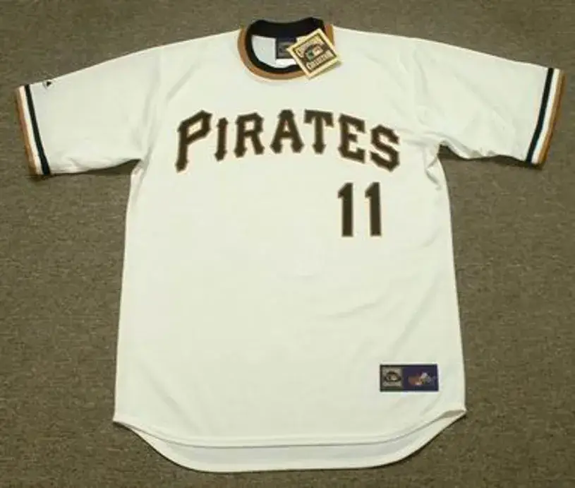JOSE PAGAN Pittsburgh Pirates 1971 Majestic Cooperstown Throwback Baseball Jersey
