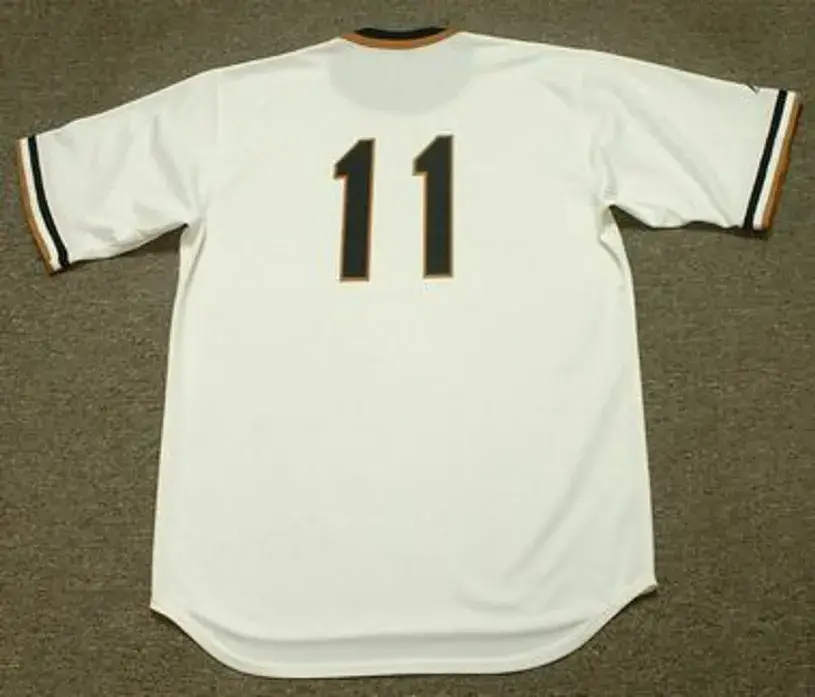 JOSE PAGAN Pittsburgh Pirates 1971 Majestic Cooperstown Throwback Baseball Jersey 