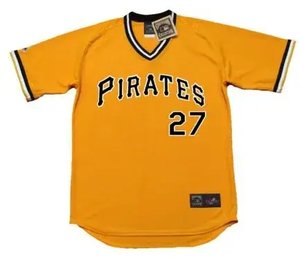KENT TEKULVE Pittsburgh Pirates 1979 Majestic Cooperstown Home Baseball Jersey