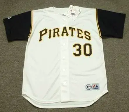 MAURY WILLS Pittsburgh Pirates 1967 Majestic Throwback Home Baseball Jersey