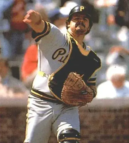 MIKE LaVALLIERE Pittsburgh Pirates 1992 Majestic Throwback Away Baseball Jersey 