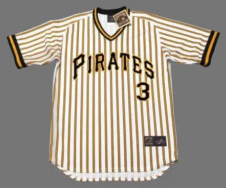 PHIL GARNER Pittsburgh Pirates 1978 Majestic Cooperstown Home Baseball Jersey