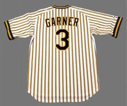 PHIL GARNER Pittsburgh Pirates 1978 Majestic Cooperstown Home Baseball Jersey 