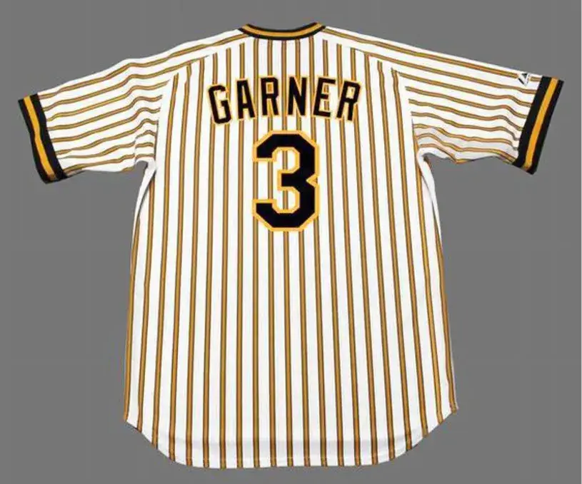 PHIL GARNER Pittsburgh Pirates 1978 Majestic Cooperstown Home Baseball Jersey 