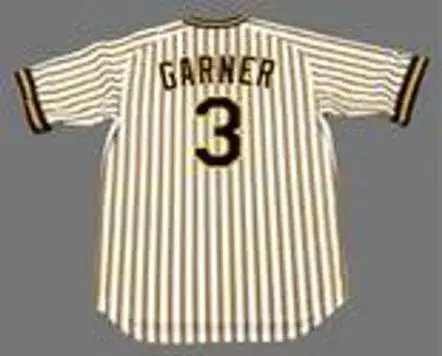 PHIL GARNER Pittsburgh Pirates 1978 Majestic Cooperstown Home Baseball Jersey 