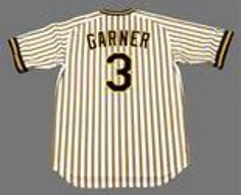 PHIL GARNER Pittsburgh Pirates 1978 Majestic Cooperstown Home Baseball Jersey 