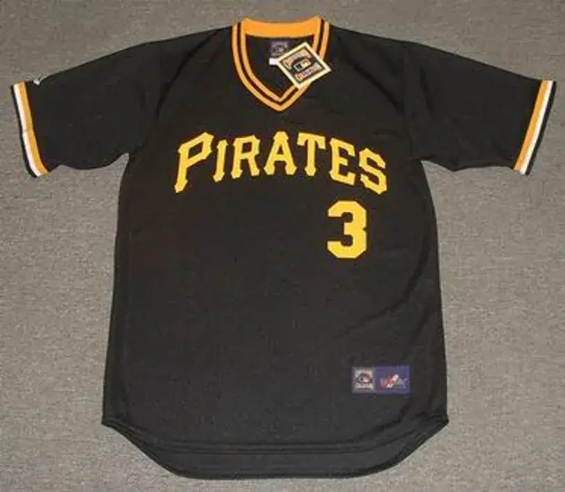 PHIL GARNER Pittsburgh Pirates 1979 Majestic Cooperstown Throwback Baseball Jersey
