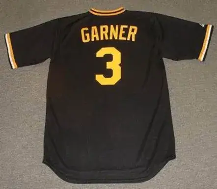 PHIL GARNER Pittsburgh Pirates 1979 Majestic Cooperstown Throwback Baseball Jersey 