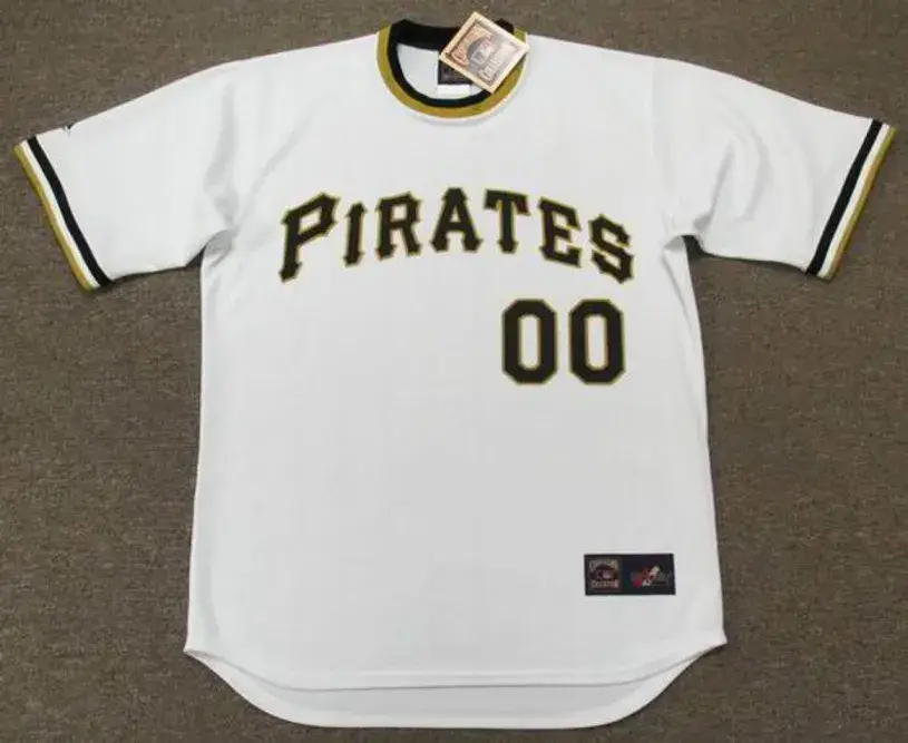 PITTSBURGH PIRATES 1970’s Majestic Cooperstown Home Jersey Customized “Any Name & Number(s)”