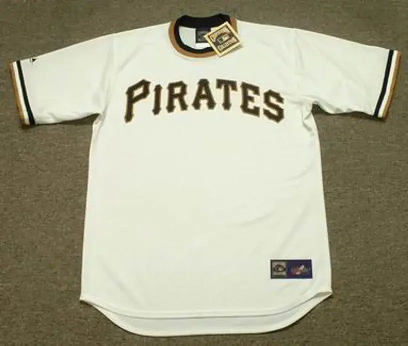 PITTSBURGH PIRATES 1970’s Majestic Throwback Home Baseball Jersey