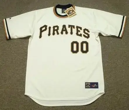 PITTSBURGH PIRATES 1970’s Majestic Throwback Jersey Customized “Any Number(s)” 