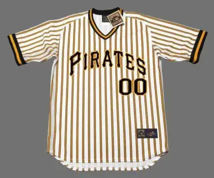 PITTSBURGH PIRATES 1978 Majestic Cooperstown Throwback Home Jersey Customized “Any Name & Number(s)”