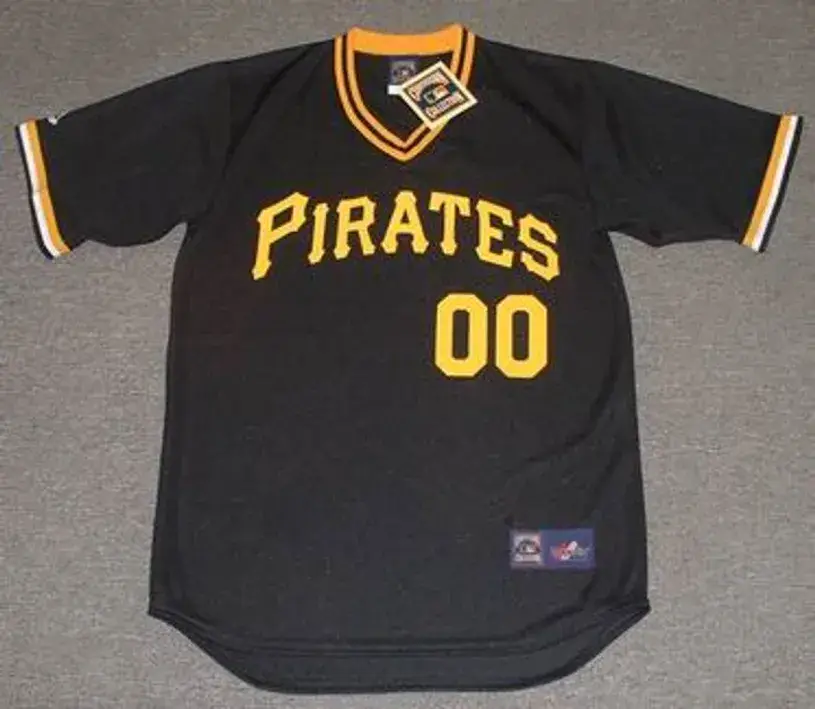 PITTSBURGH PIRATES 1980’s Majestic Throwback Jersey Customized “Any Name & Number(s)”