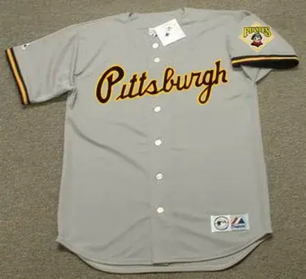 PITTSBURGH PIRATES 1990’s Away Majestic Throwback Baseball Jersey