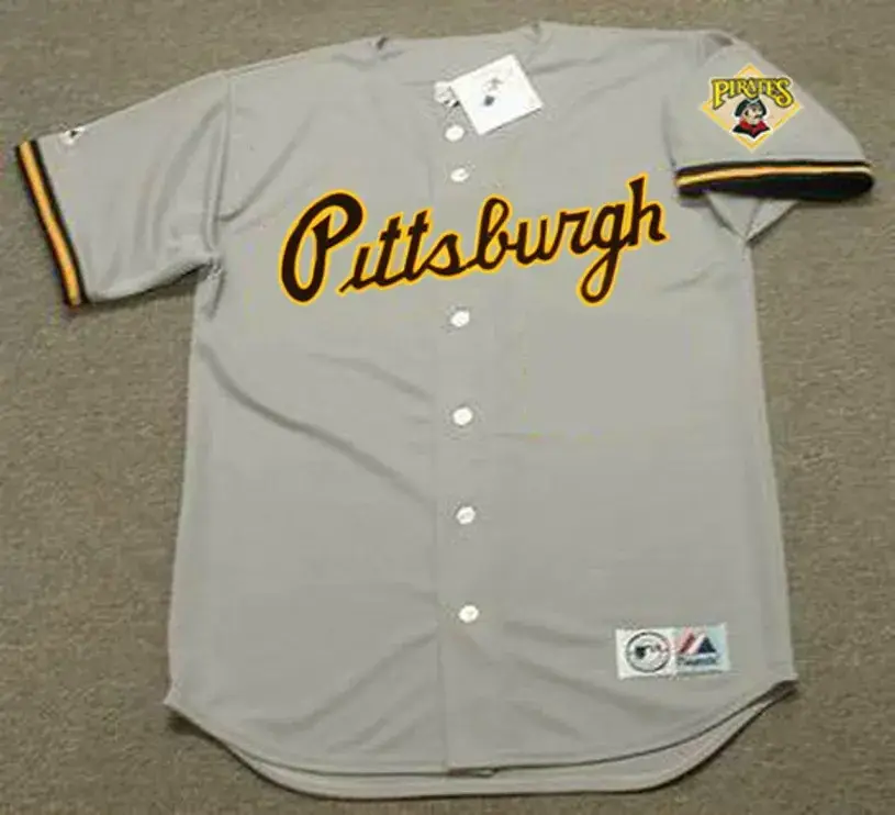 PITTSBURGH PIRATES 1990’s Away Majestic Throwback Baseball Jersey