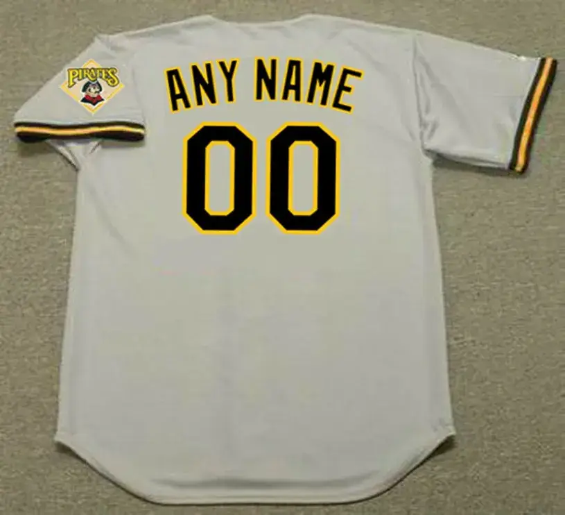 PITTSBURGH PIRATES 1990’s Majestic Away Jersey Customized “Any Name & Number(s)” 