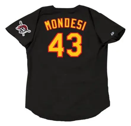 RAUL MONDESI Pittsburgh Pirates 2004 Majestic Throwback Baseball Jersey 