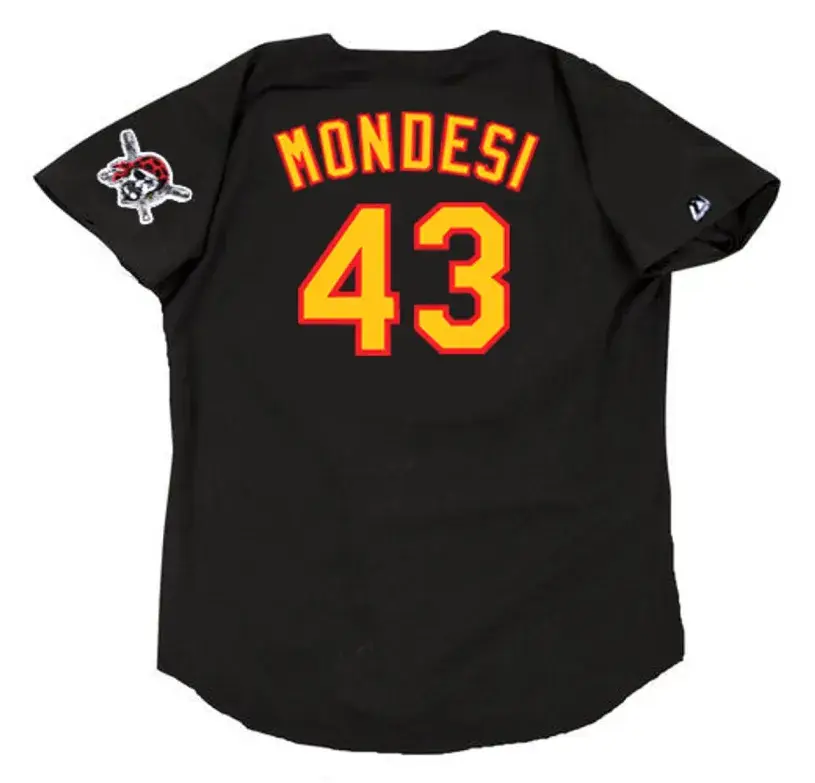 RAUL MONDESI Pittsburgh Pirates 2004 Majestic Throwback Baseball Jersey 