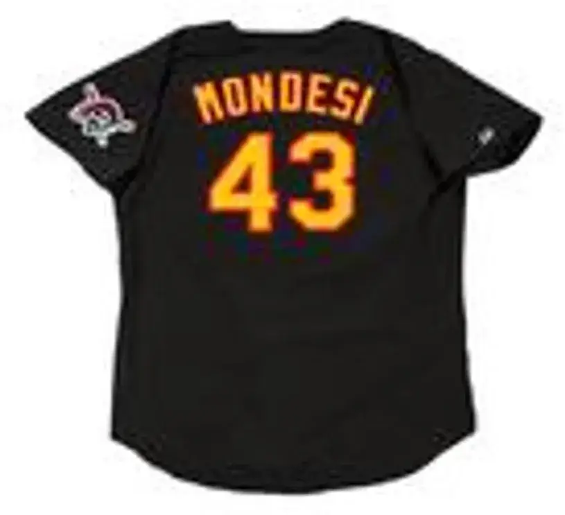 RAUL MONDESI Pittsburgh Pirates 2004 Majestic Throwback Baseball Jersey 
