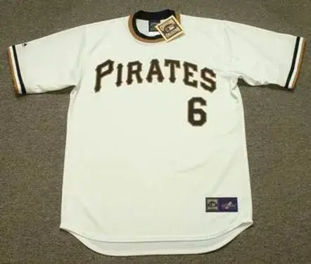 RENNIE STENNETT Pittsburgh Pirates 1974 Majestic Cooperstown Throwback Baseball Jersey