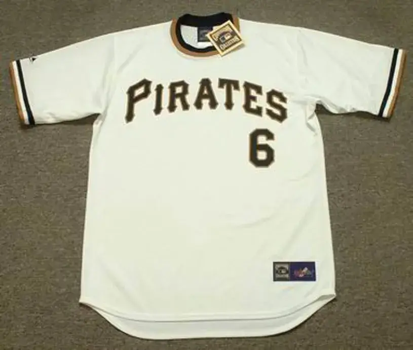 RENNIE STENNETT Pittsburgh Pirates 1974 Majestic Cooperstown Throwback Baseball Jersey