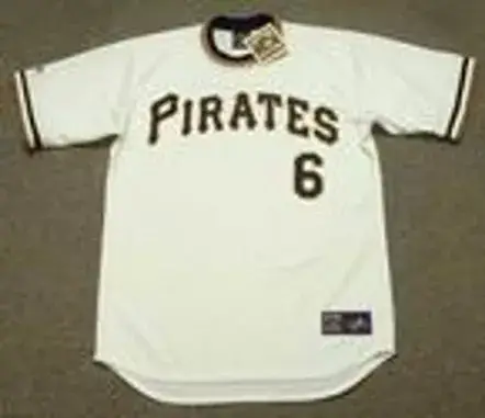 RENNIE STENNETT Pittsburgh Pirates 1974 Majestic Cooperstown Throwback Baseball Jersey 