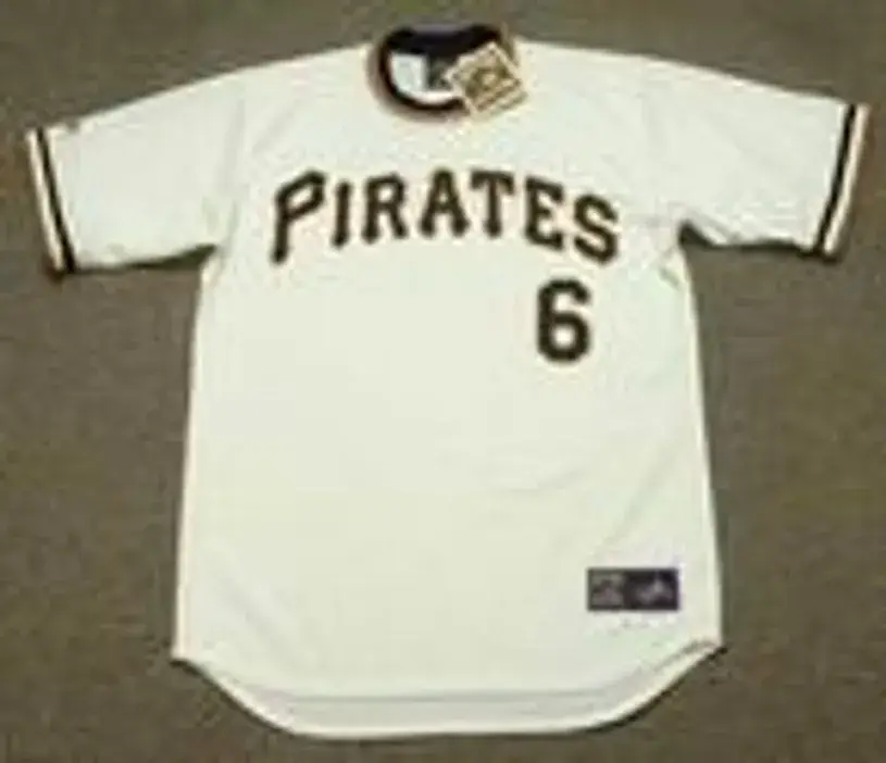 RENNIE STENNETT Pittsburgh Pirates 1974 Majestic Cooperstown Throwback Baseball Jersey 