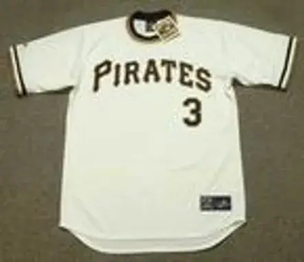 RICHIE HEBNER Pittsburgh Pirates 1974 Majestic Cooperstown Throwback Baseball Jersey 