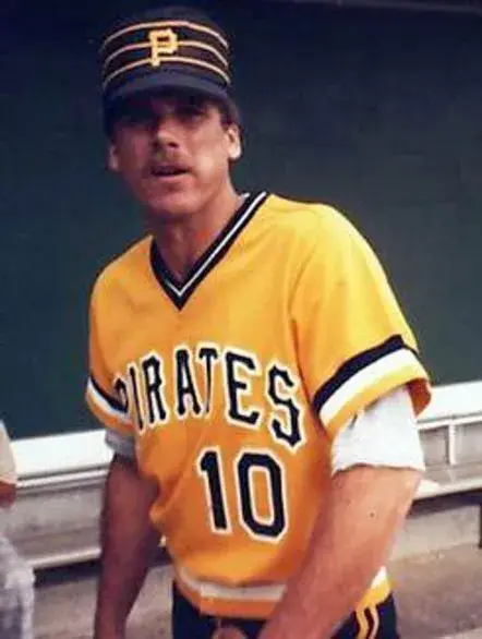 RICHIE HEBNER Pittsburgh Pirates 1983 Majestic Cooperstown Throwback Baseball Jersey 