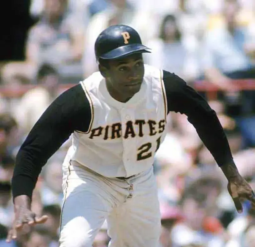 ROBERTO CLEMENTE Pittsburgh Pirates 1966 Home Majestic Baseball Throwback Jersey 