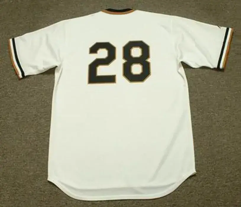 STEVE BLASS Pittsburgh Pirates 1971 Home Majestic Throwback Baseball Jersey
