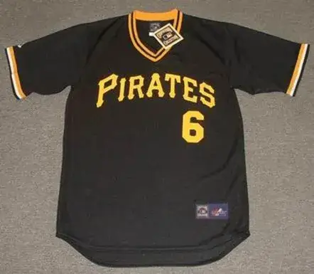 TONY PENA Pittsburgh Pirates 1982 Majestic Cooperstown Throwback Baseball Jersey
