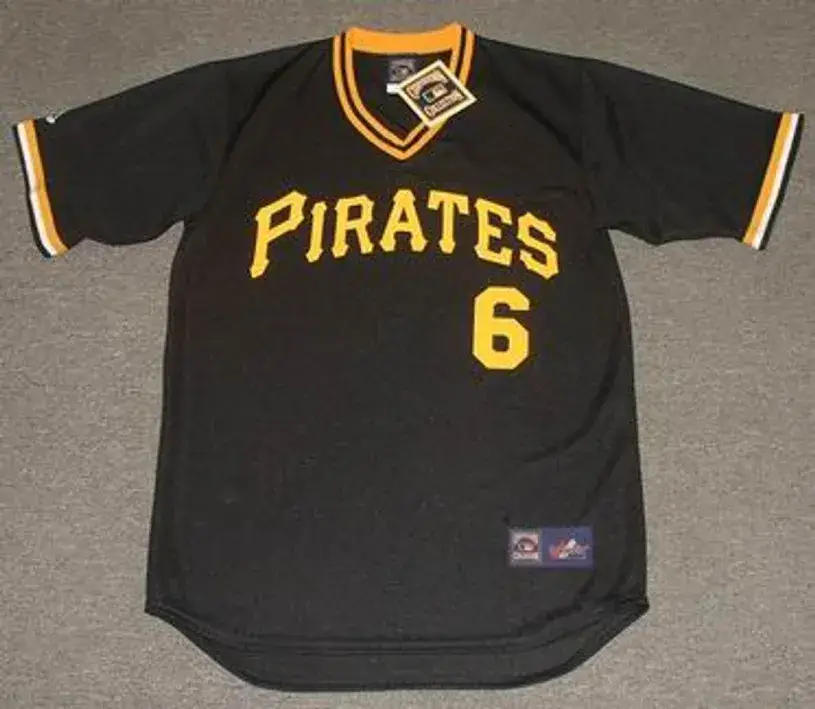 TONY PENA Pittsburgh Pirates 1982 Majestic Cooperstown Throwback Baseball Jersey